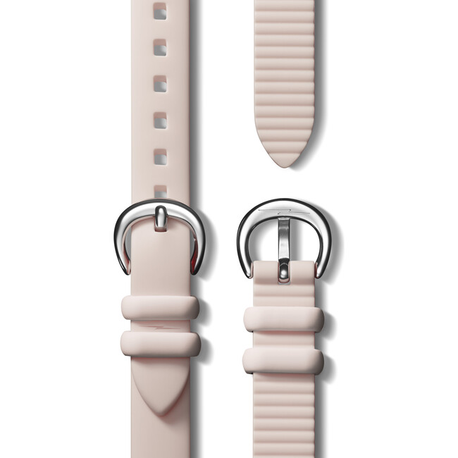 The Pee Wee 25MM Watch, Soft Pink Silicone Strap - Watches - 7