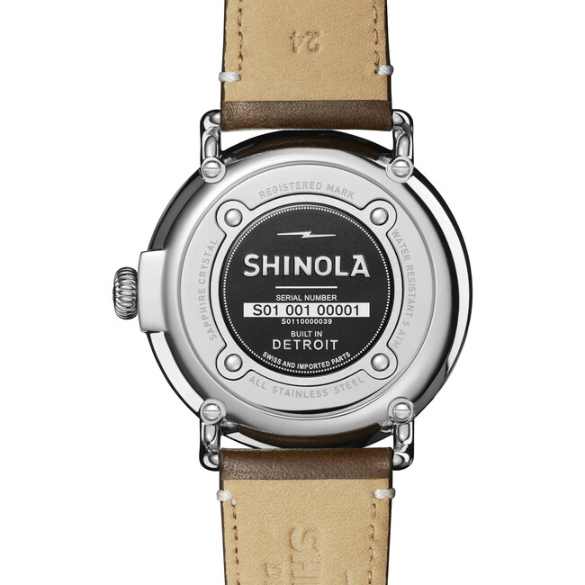 The Men's Runwell 47MM Watch, Cream - Watches - 3