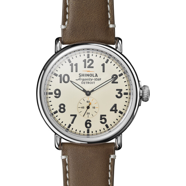 The Men's Runwell 47MM Watch, Cream - Watches - 6