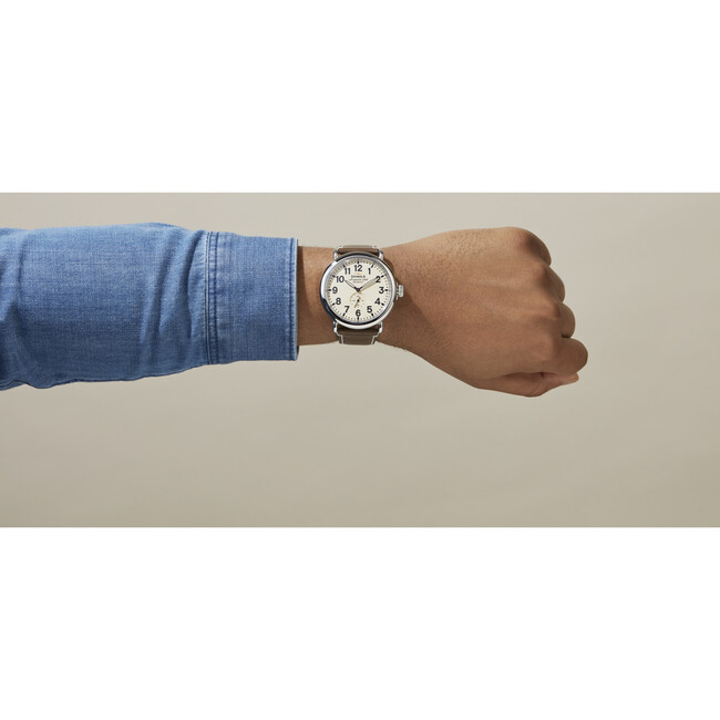 The Men's Runwell 47MM Watch, Cream - Watches - 9