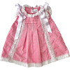Gingham Dress, Pink - Dresses - 1 - thumbnail