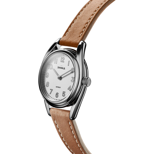 The Women's Derby 30.5MM Watch, Cognac Leather Strap - Watches - 7