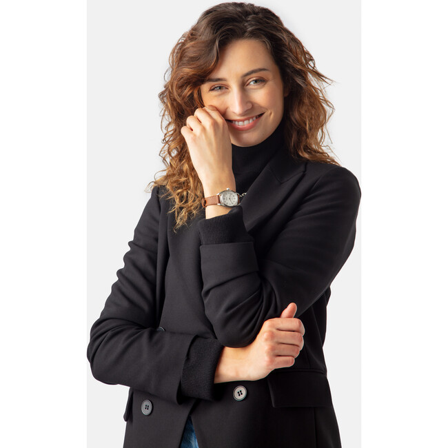 The Women's Derby 30.5MM Watch, Cognac Leather Strap - Watches - 9