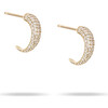 Women's Thorn Pave Huggie Hoops - Earrings - 1 - thumbnail