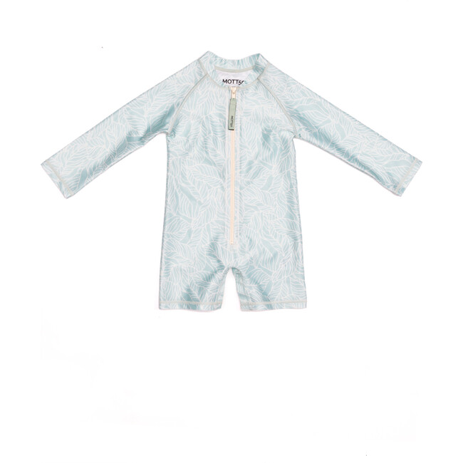 Mini Taylor Long Sleeve Sunsuit, Blooming Trellis - One Pieces - 1