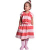 Track-N-Field Pinafore, Coral - Dresses - 2