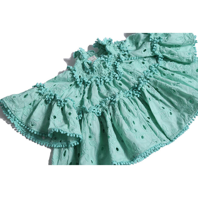 Diarra Smocked Top, Foam - Shirts - 4