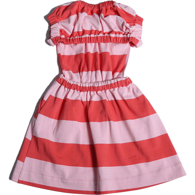 Track-N-Field Pinafore, Coral - Dresses - 3