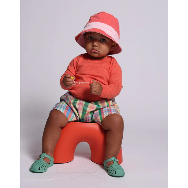 Baby Pibor Jersey Bucket Hat, Coral