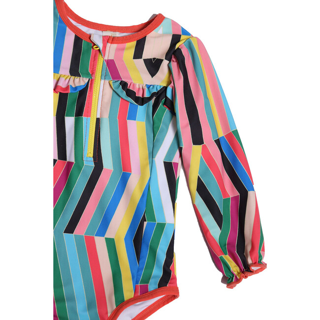 Clementine Surf Suit, Rainbow - Rash Guards - 5