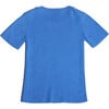 Short Sleeve Ribbed Crew Neck, Marine - Shirts - 2