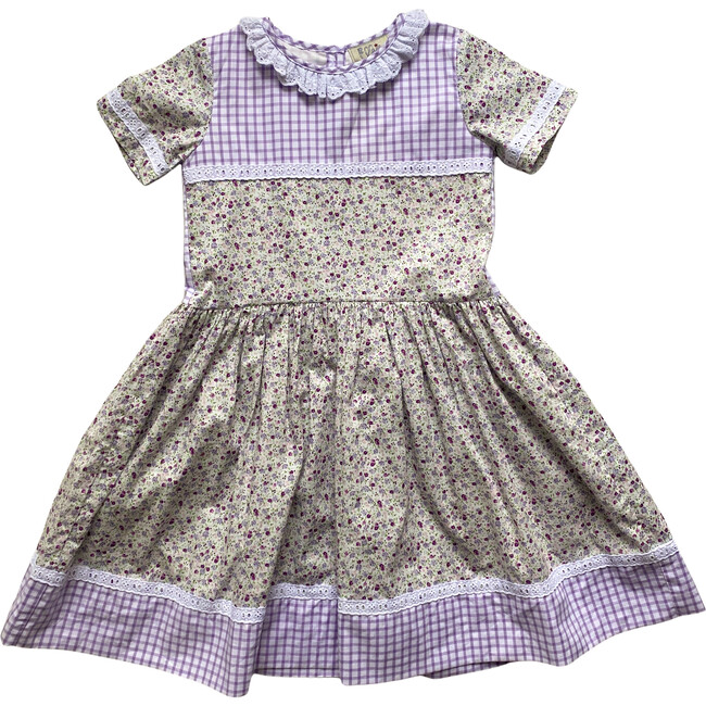 Lucille Dress, Purple - Dresses - 1