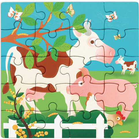 Magnetic Puzzle Book To Go Farm - Puzzles - 1