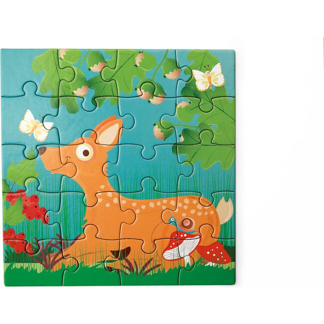Magnetic Puzzle Book To Go Forest Life