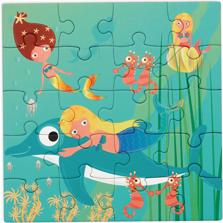 Magnetic Puzzle Book To Go Mermaids