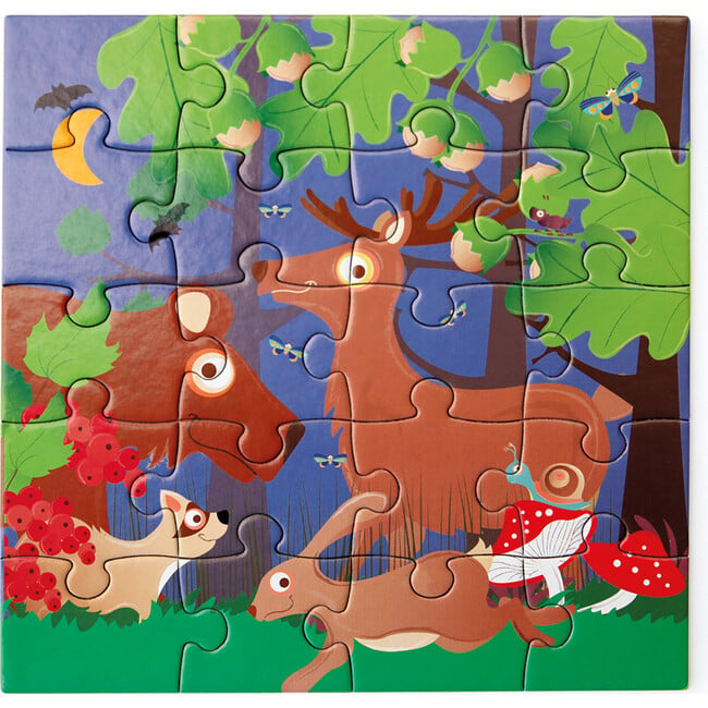 Magnetic Puzzle Book To Go Forest Life - Puzzles - 3