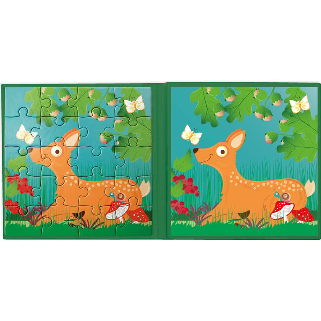 Magnetic Puzzle Book To Go Forest Life - Puzzles - 4