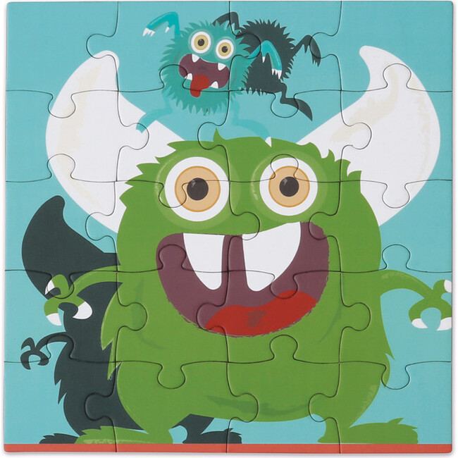 Magnetic Puzzle Book To Go Monsters