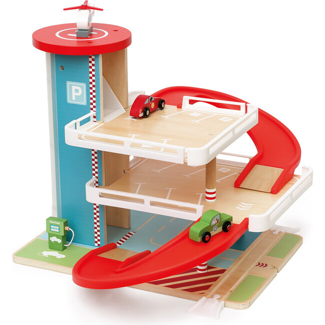 Wooden Play Garage Contiloop - Transportation - 3
