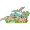 Contour Contrast Puzzle Dino 100 pcs - Puzzles - 1 - thumbnail