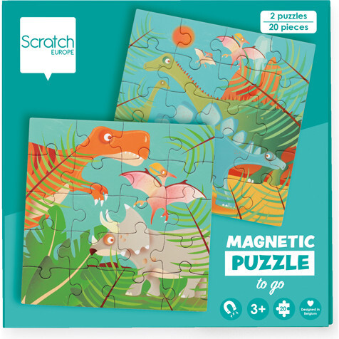 Magnetic Puzzle Book to go Dinosaurs - Puzzles - 5