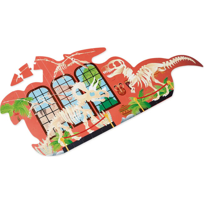 Contour Contrast Puzzle Dino 100 pcs - Puzzles - 4