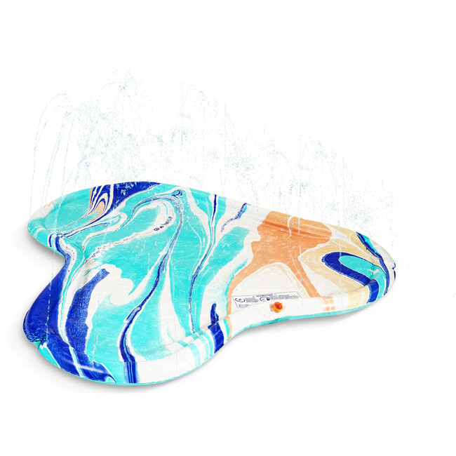 Minnidip Splash Pad In Watercolor Swirl - Pool Toys - 1
