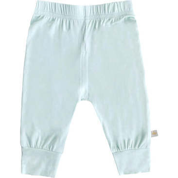Solid Bamboo Baby Jogger Pants, Mint - Pants - 1
