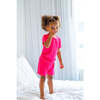 Short Toddler Pajama Set, Raspberry - Pajamas - 2