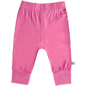 Solid Bamboo Baby Jogger Pants, Bubble Gum - Pants - 1