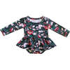 Valerie Long Sleeve Bamboo Twirl Skirt Bodysuit, Multi - Dresses - 1 - thumbnail