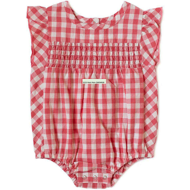 Checkmate Flutter One-Piece, Tomato - Rompers - 1 - zoom