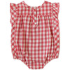Checkmate Flutter One-Piece, Tomato - Rompers - 2 - thumbnail