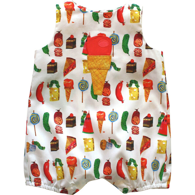Very Hungry Caterpillar™ One Scoop Romper, Party Food Print