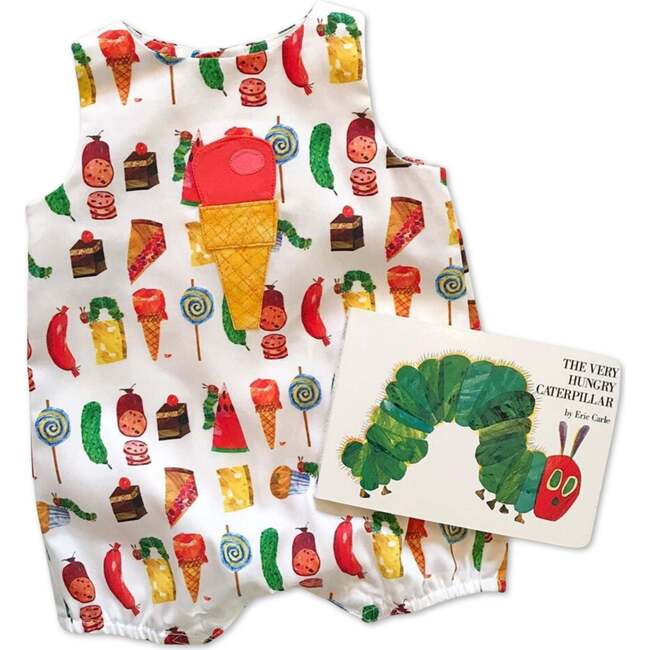 Very Hungry Caterpillar™ One Scoop Romper Gift Set, Party Food Print