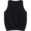 Crushed Cotton Sun Blouse, Black - Blouses - 2