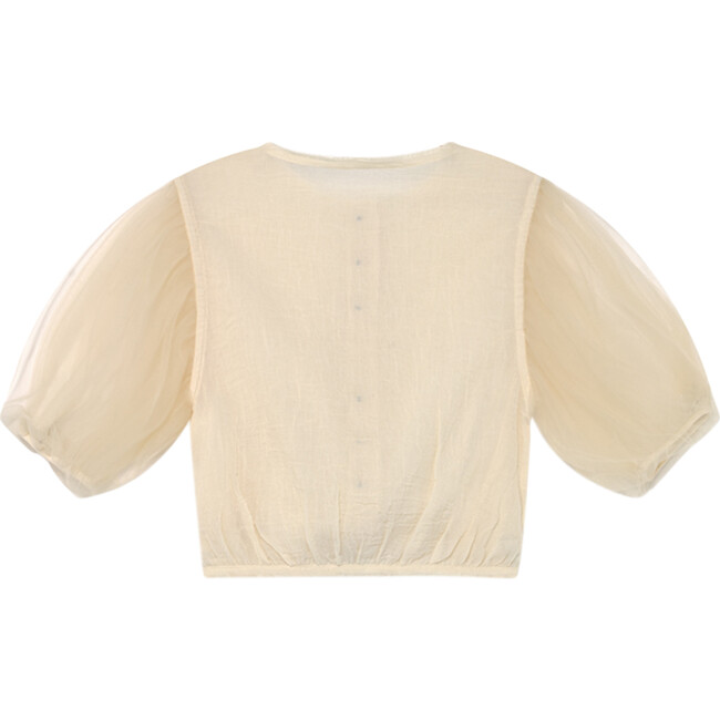 Muslin Fairy Blouse, Cream - Blouses - 4