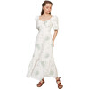 The Women's Kylie Dress, Celadon Heirloom Floral - Dresses - 1 - thumbnail