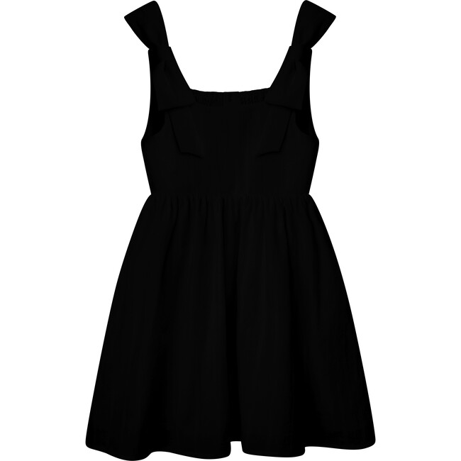 The Elizabeth Girls Dress, Black - Dresses - 1