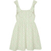 The Elizabeth Girls Dress, Celadon Floral Vine - Dresses - 1 - thumbnail