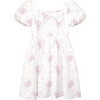 The Kylie Girls Dress, Pink Heirloom Floral - Dresses - 1 - thumbnail