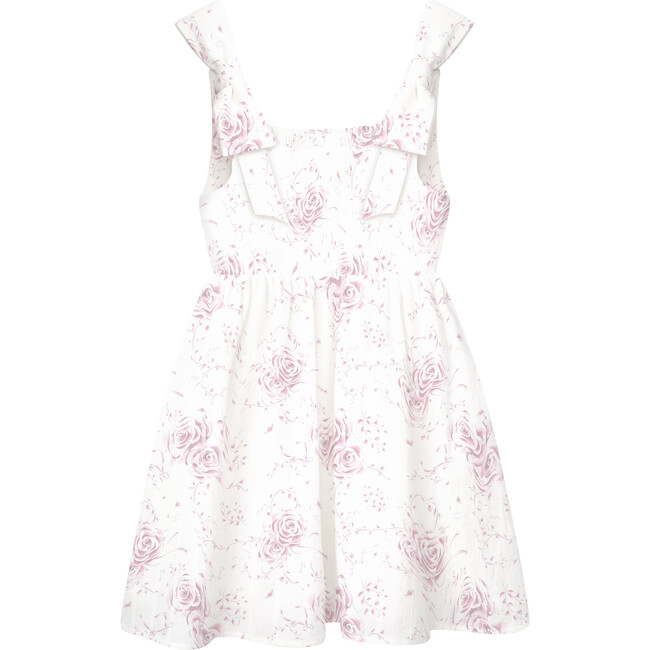 The Elizabeth GIrls Dress, Pink Heirloom Floral