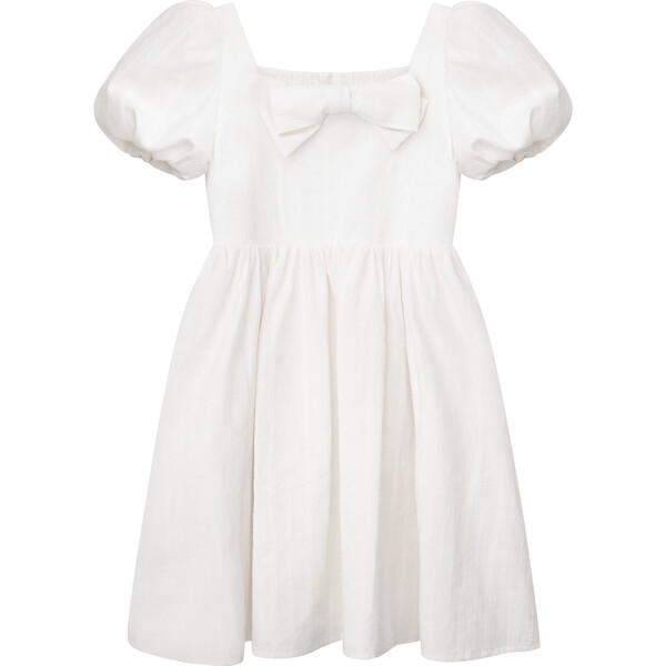 The Kylie Girls Dress, White - Floraison Lane Dresses | Maisonette