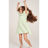 The Kylie Girls Dress, Celadon Floral Vine - Dresses - 2