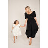 The Kylie Girls Dress, White Floral Vine - Dresses - 2