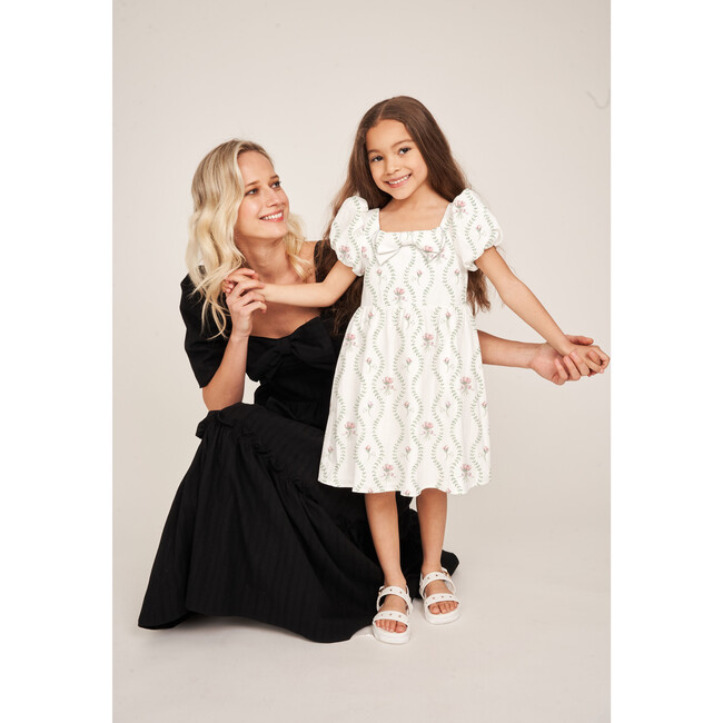 The Kylie Girls Dress, Tuscan Garden Floral - Dresses - 2