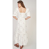 The Women's Kylie Dress, White Floral Vine - Dresses - 4 - thumbnail