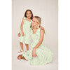 The Elizabeth Girls Dress, Celadon Floral Vine - Dresses - 3