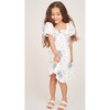 The Kylie Girls Dress, Blue Heirloom Floral - Dresses - 3