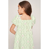 The Kylie Girls Dress, Celadon Floral Vine - Dresses - 4
